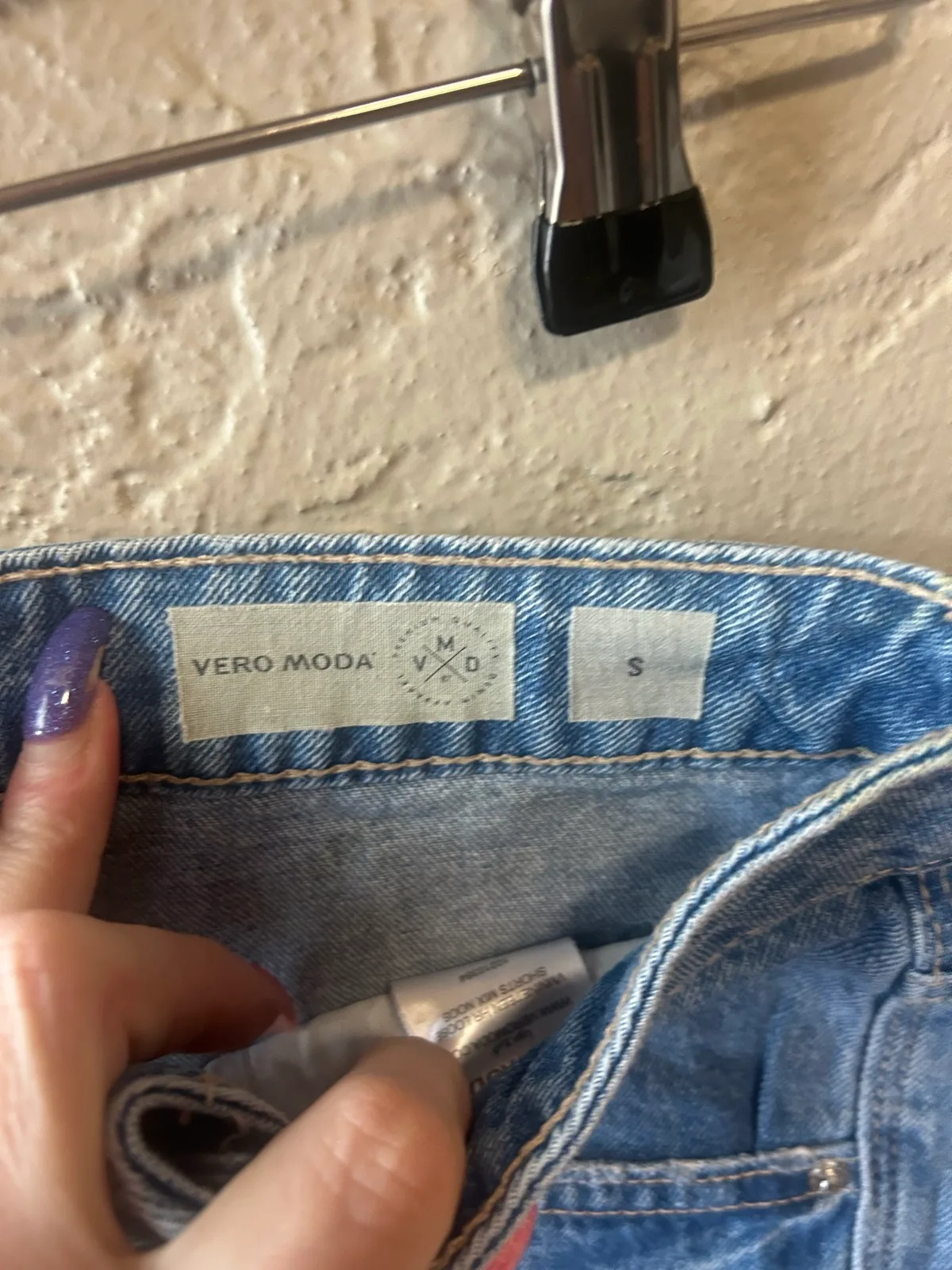 Vera Moda blue denim shorts – photo 2