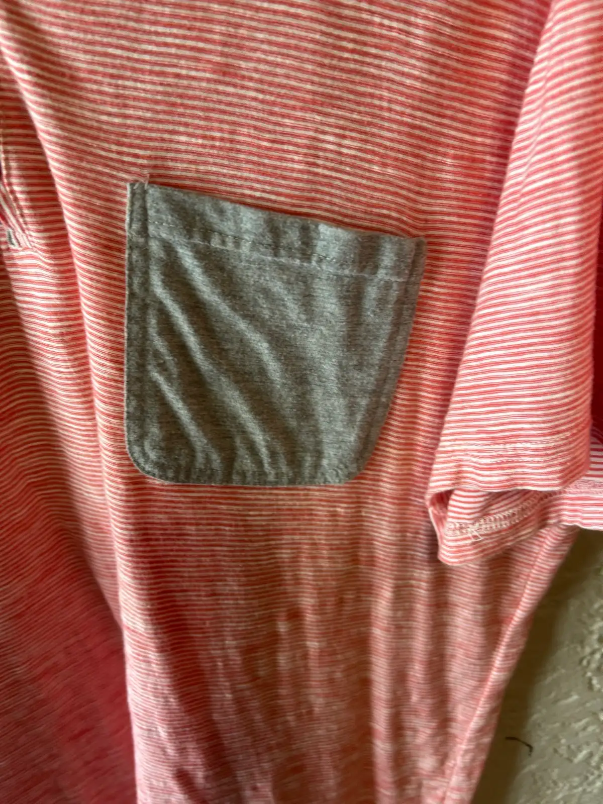 Men’s Maddox red/white striped tee – photo 2