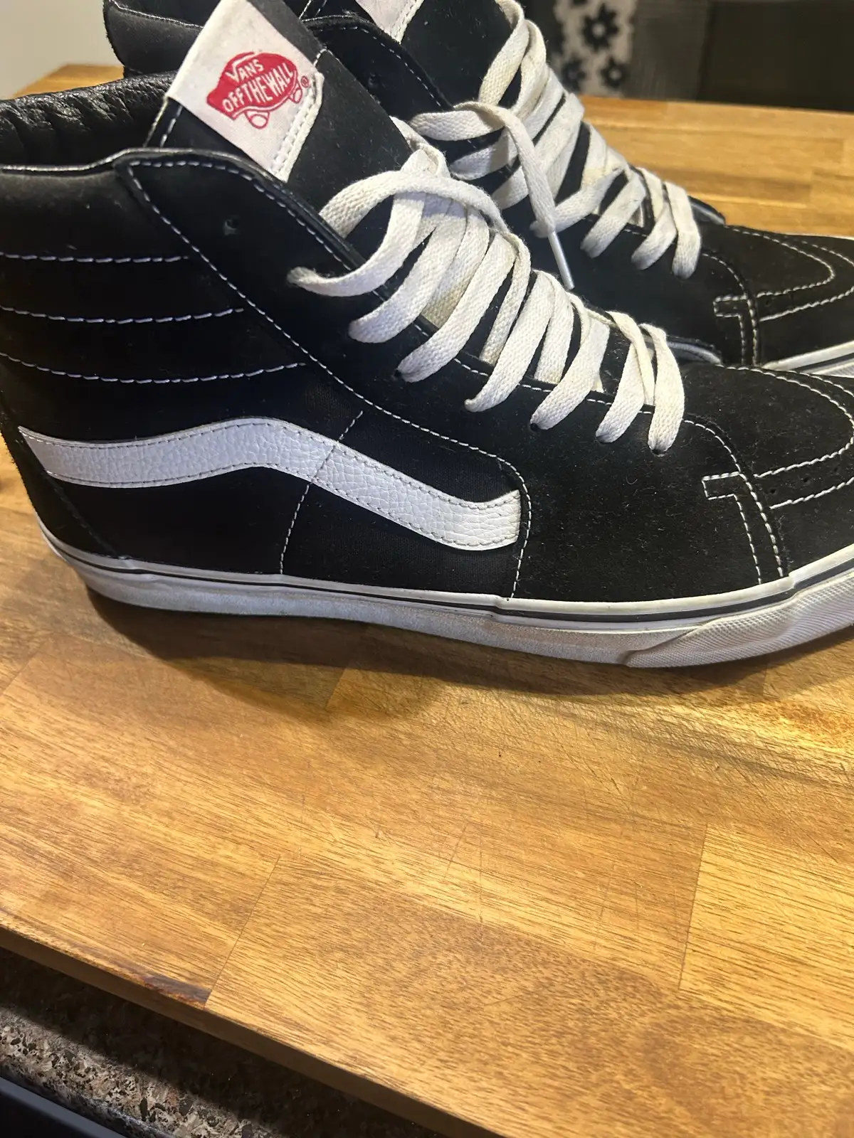 Men’s black vans high tops size12 AU – photo 4