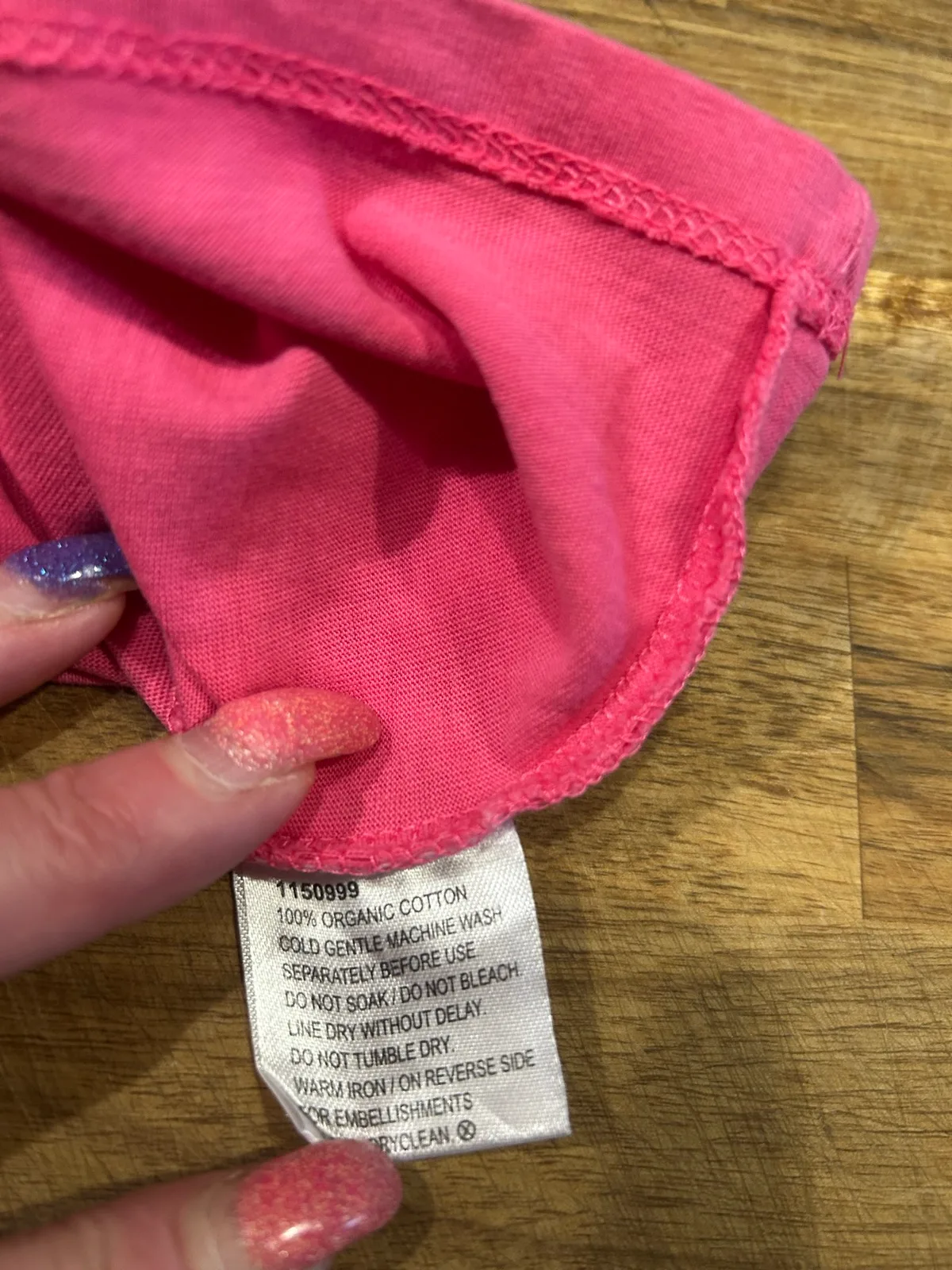 Girls pink shorts set – photo 6