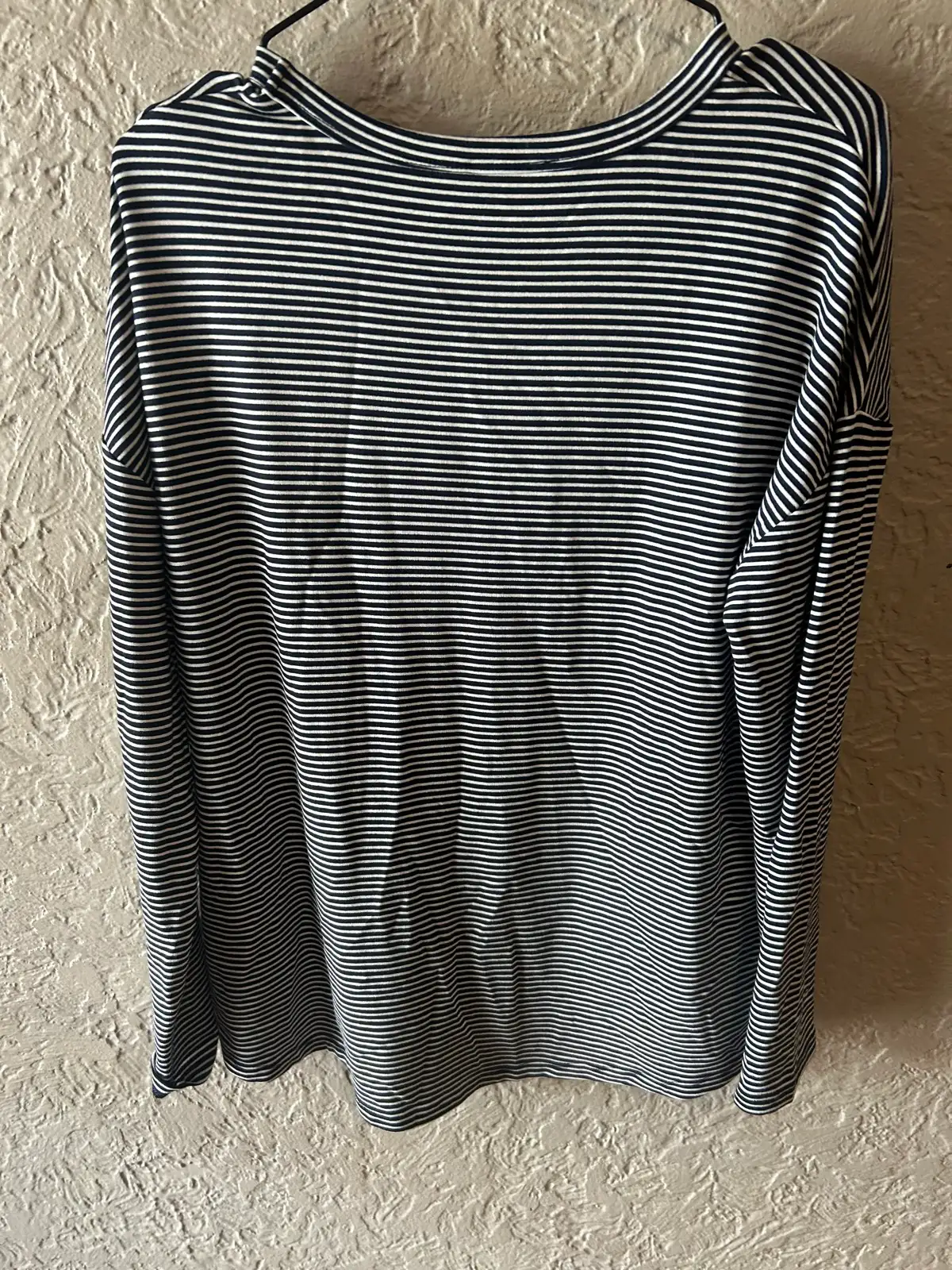 Target navy/white striped long sleeve T-shirt – photo 4
