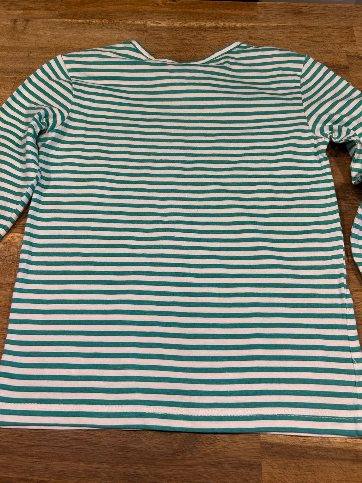 Higgledee girls green/white striped set – photo 4
