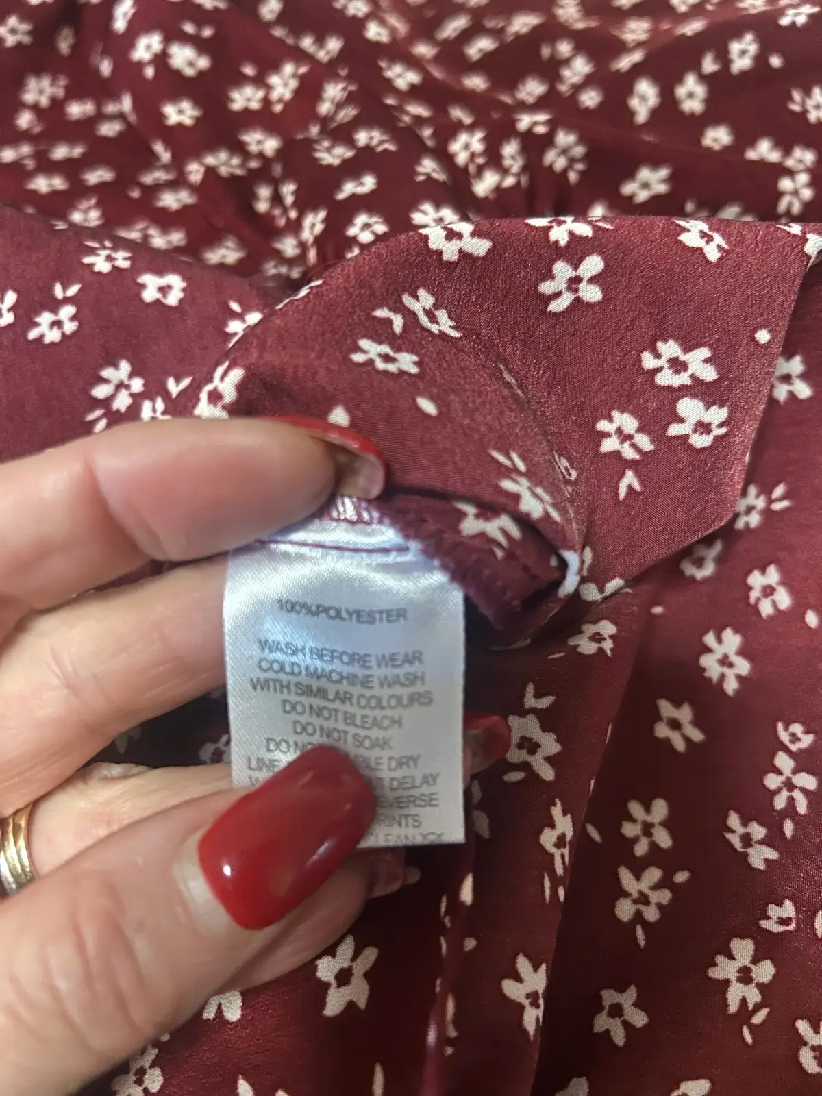 Atmos & here red floral blouse – photo 5