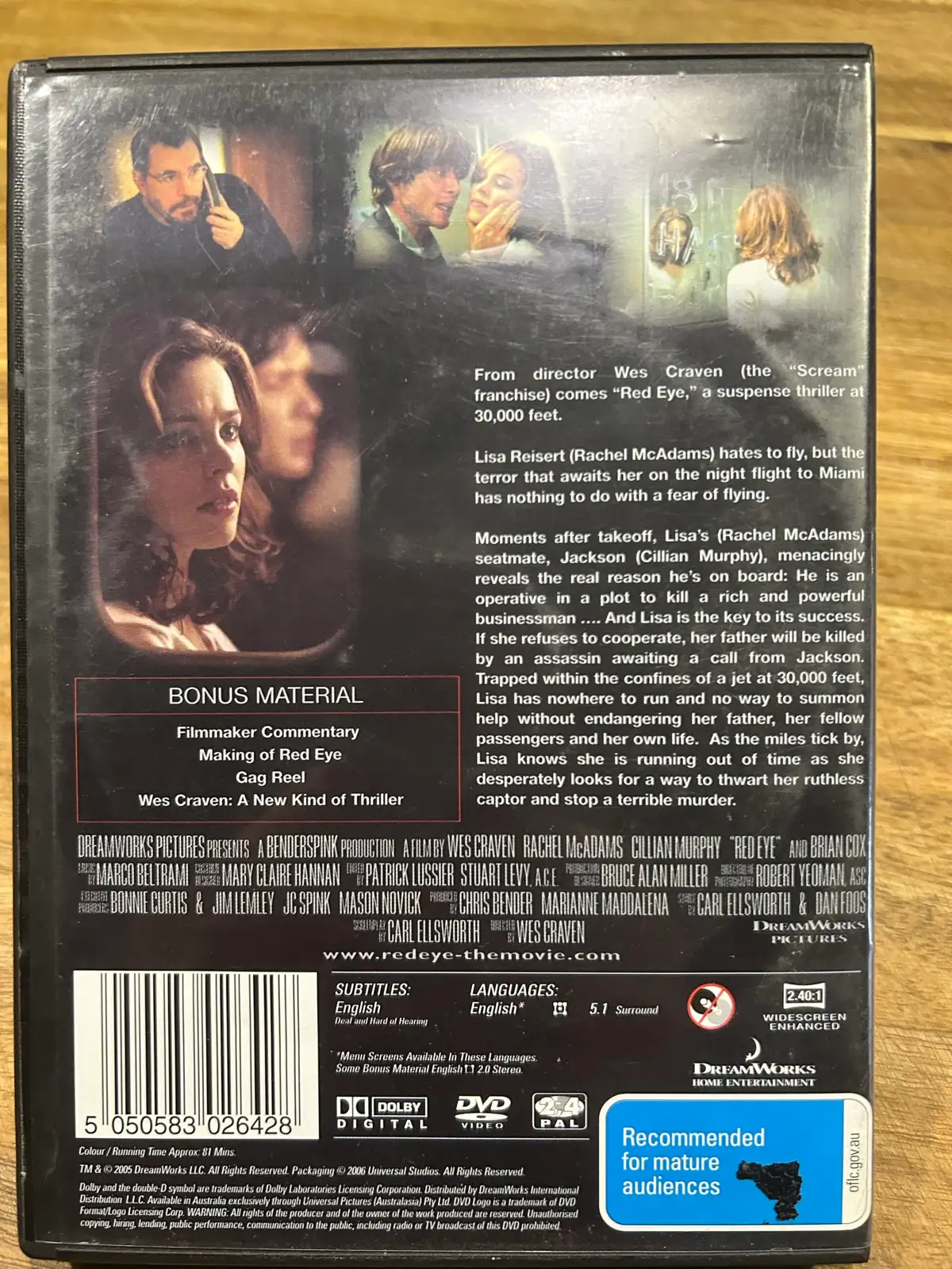 Red eye dvd – photo 2