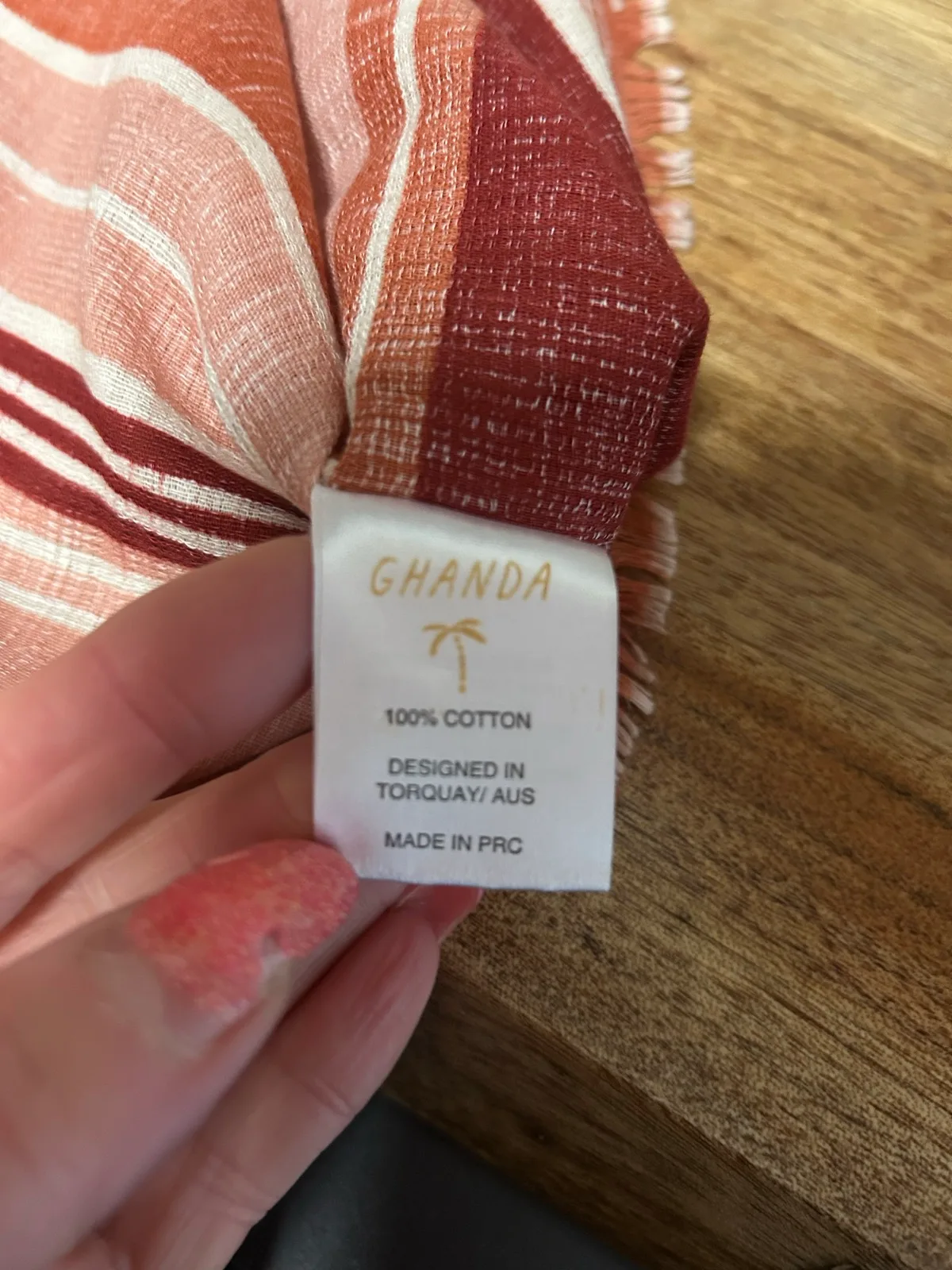 Ghanda red/orange/white striped sundress – photo 5