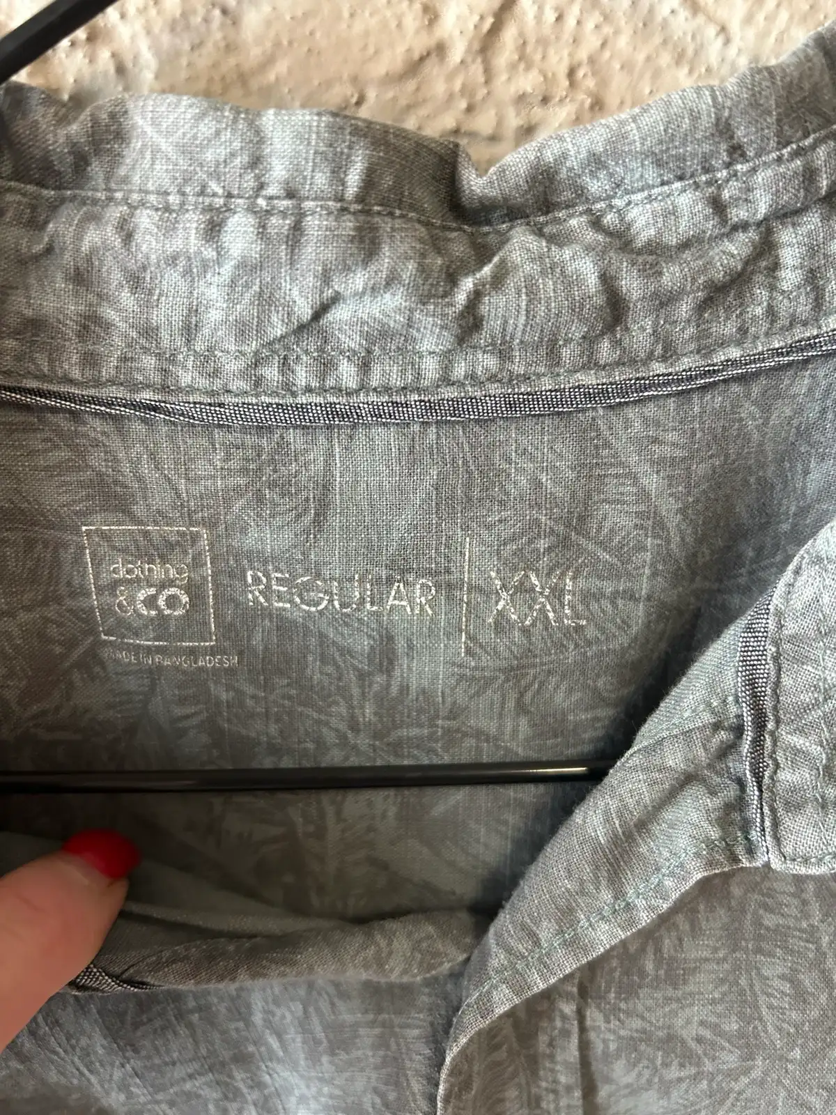 The clothing co grey short sleeve shirt – photo 3