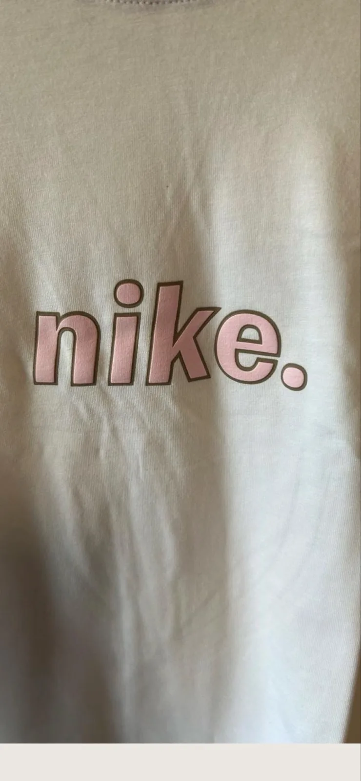 Women’s cream nike ringer tee – photo 2