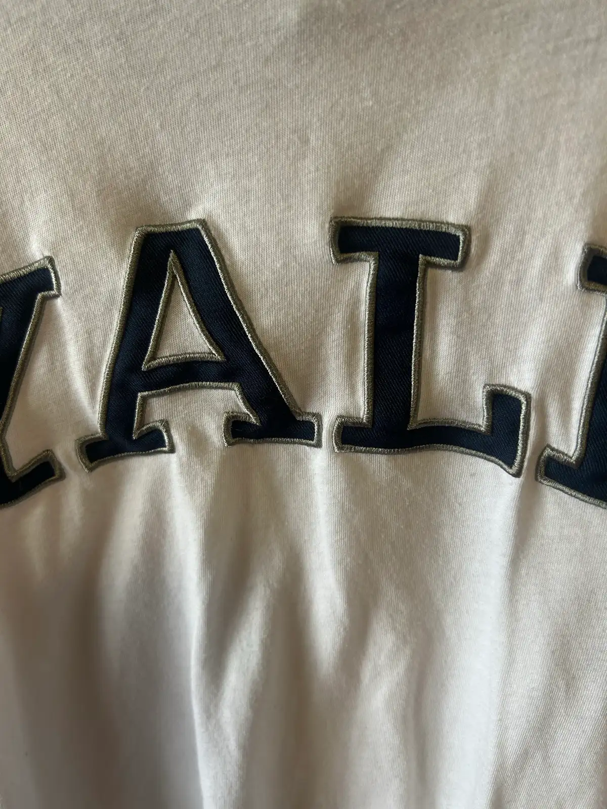 Cotton on white Yale cropped tee – photo 2