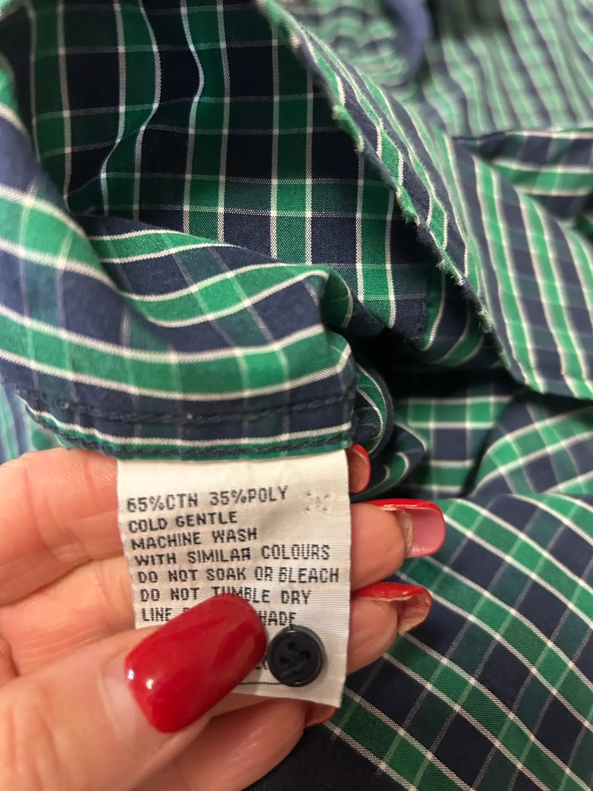Connor green/blue plaid long sleeve shirt – photo 7