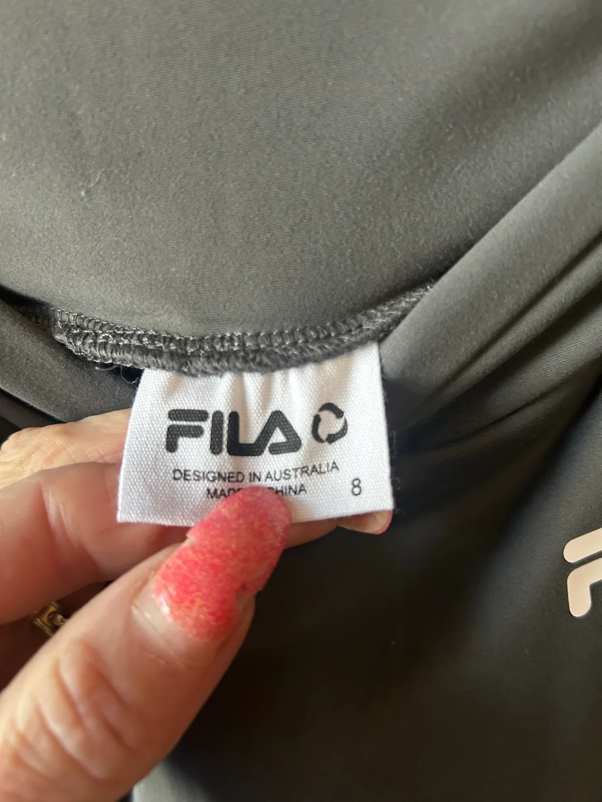 Fila grey bike shorts – photo 4