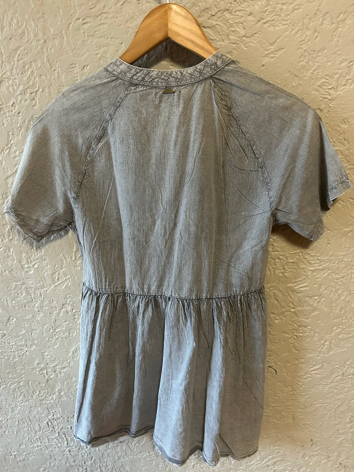 Thrills light grey chambray smock dress – photo 5