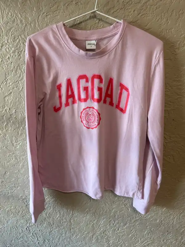 Jaggad pink long sleeve top