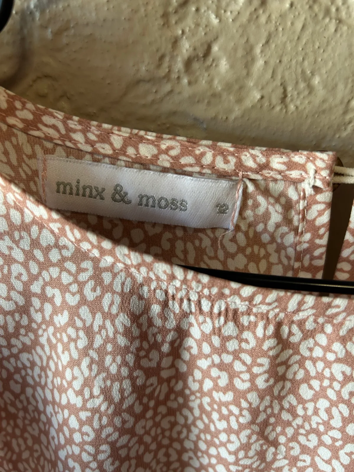 Minx and moss pink/white animal print blouse – photo 2