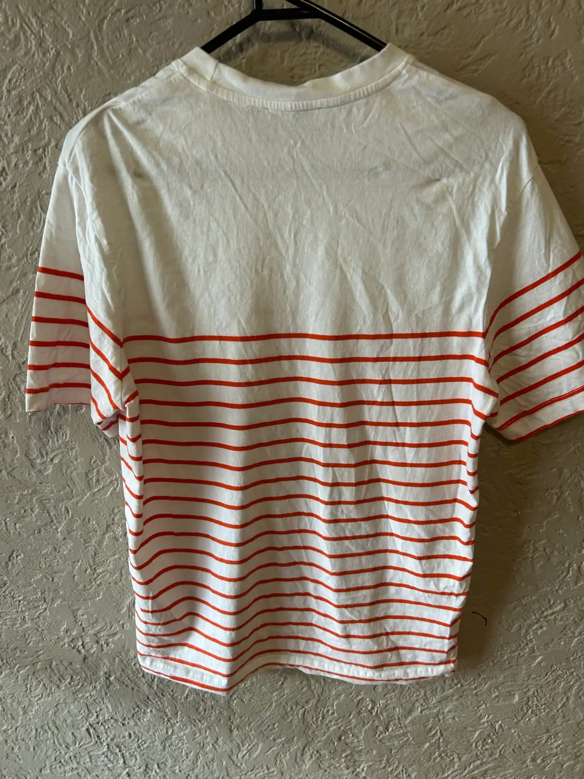 Zara orange/white striped tee – photo 3