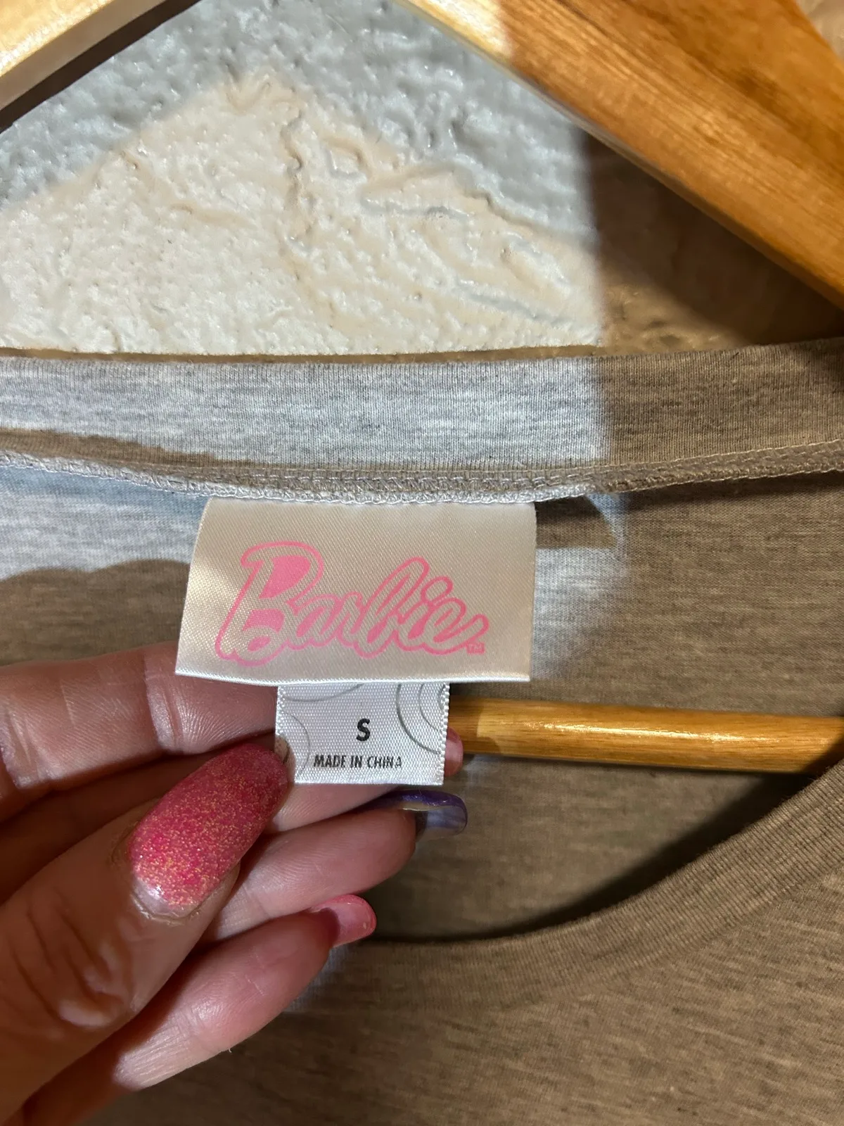 Target grey barbie/ken 3/4 sleeves tee — photo 3