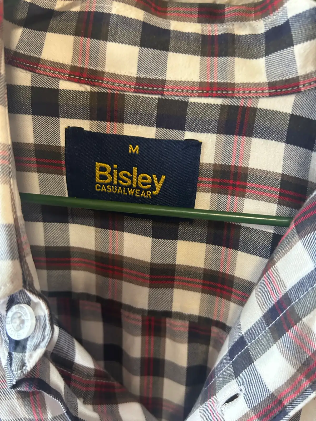 Men’s bisley plaid long sleeve shirt – photo 3