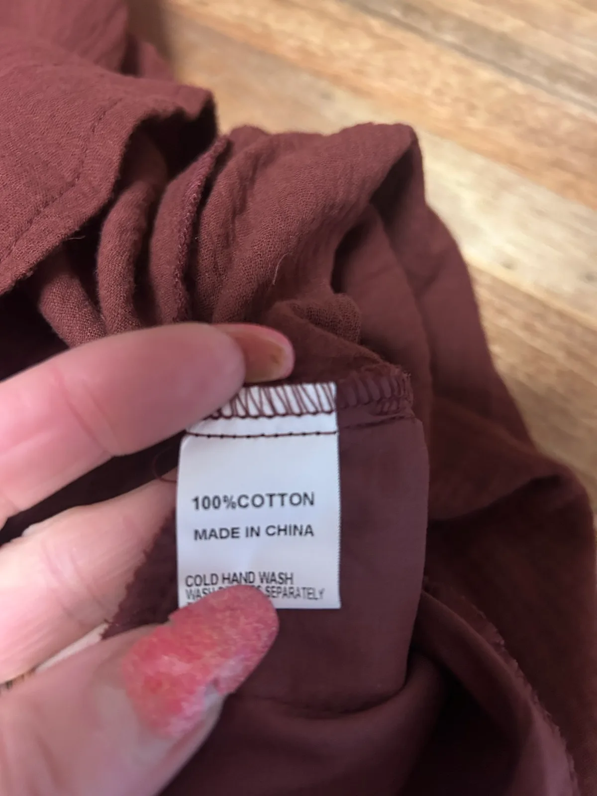 Sassy hill fashion red/brown sleeveless shirt dress – photo 6