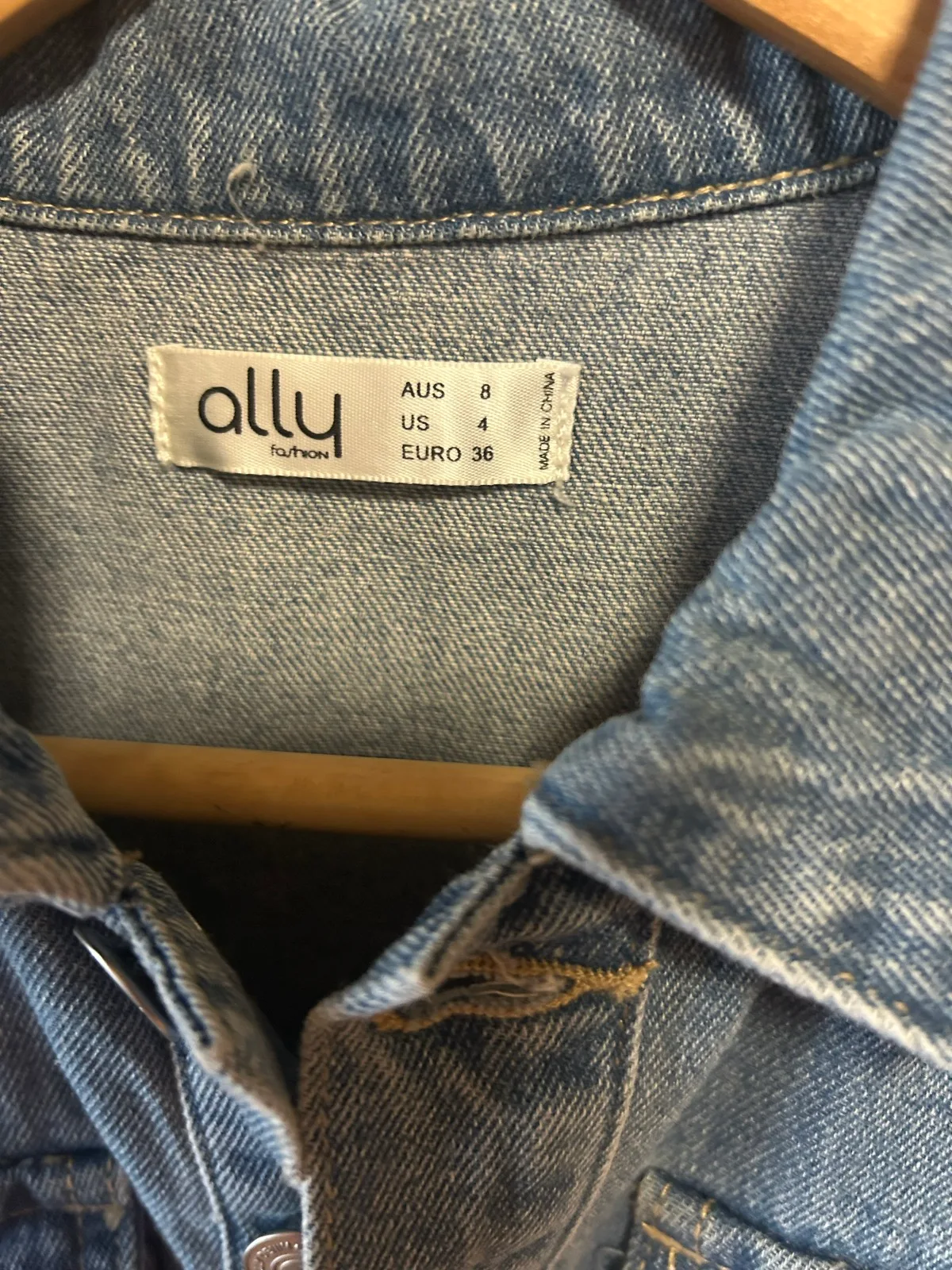 Ally fashion blue denim playsuit – photo 2