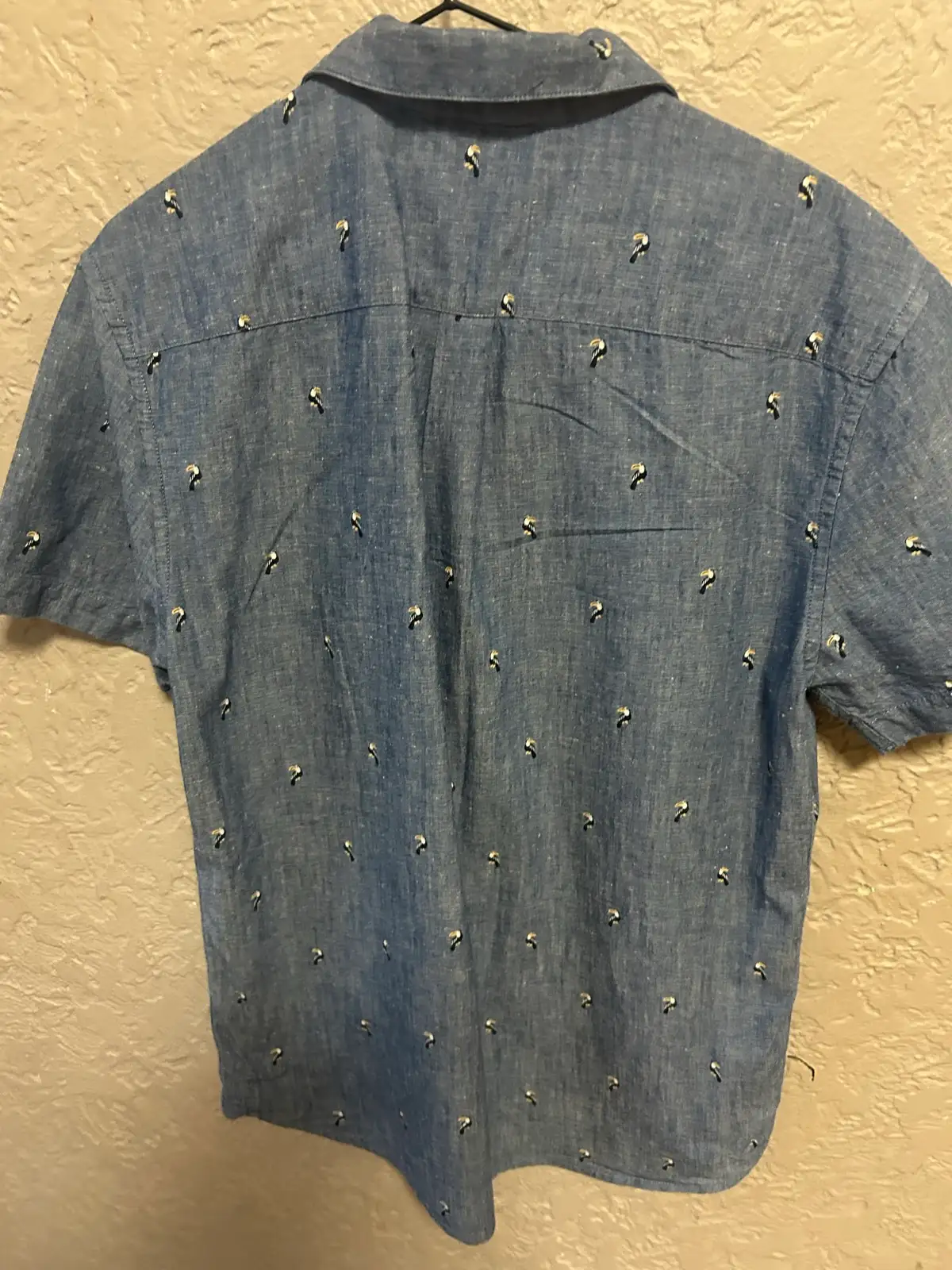 Men’s target blue chambray shirt – photo 4