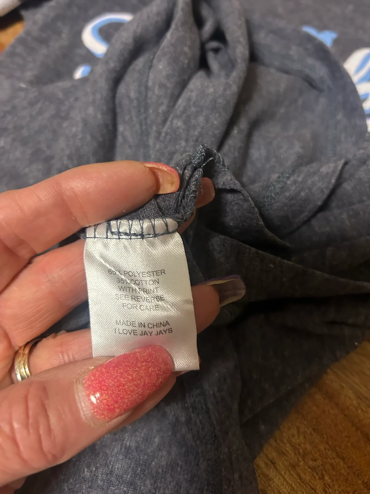 Jay jays grey 3/5 sleeve graphic tee — photo 4