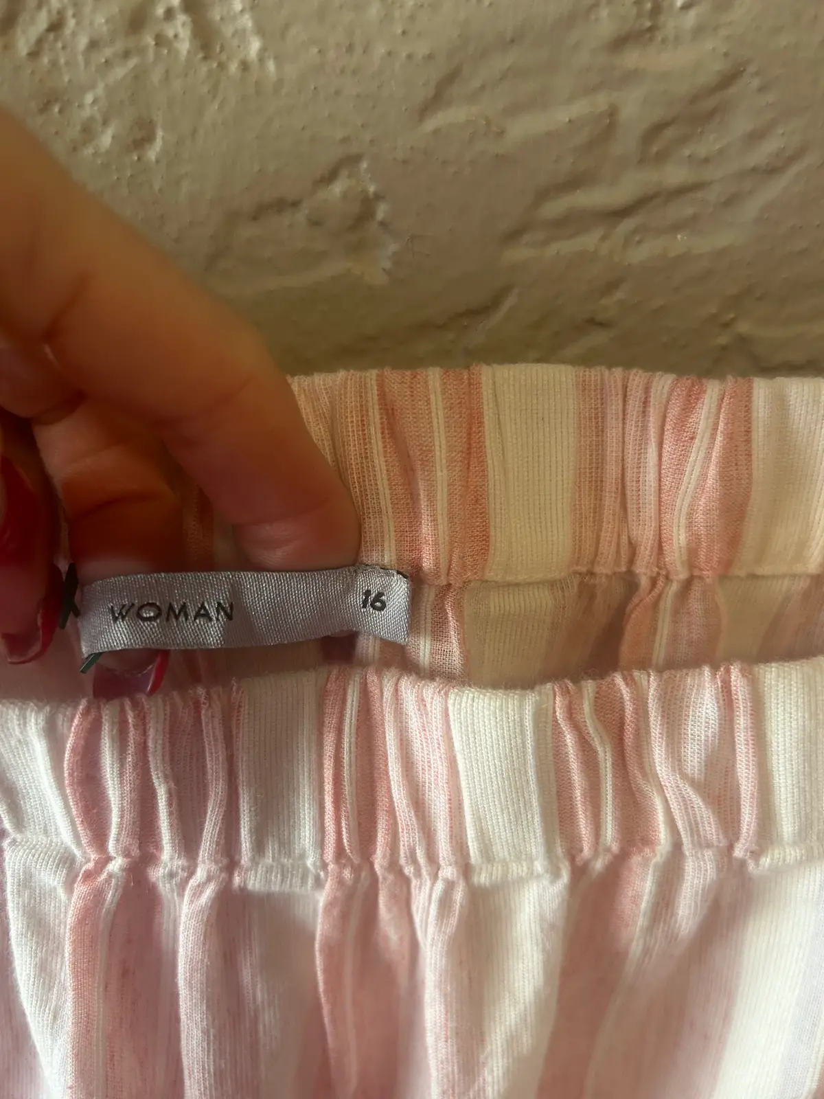 Target women’s pink/white striped blouse – photo 3