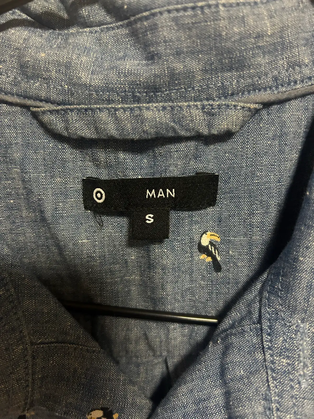 Men’s target blue chambray shirt – photo 3