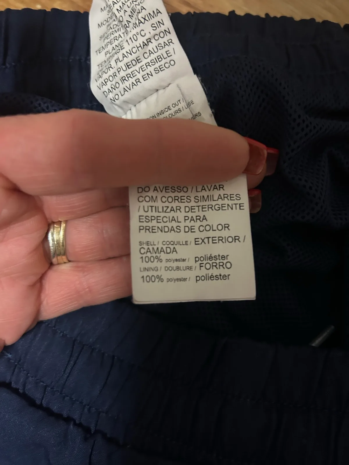 Puma blue polyester running shorts – photo 6