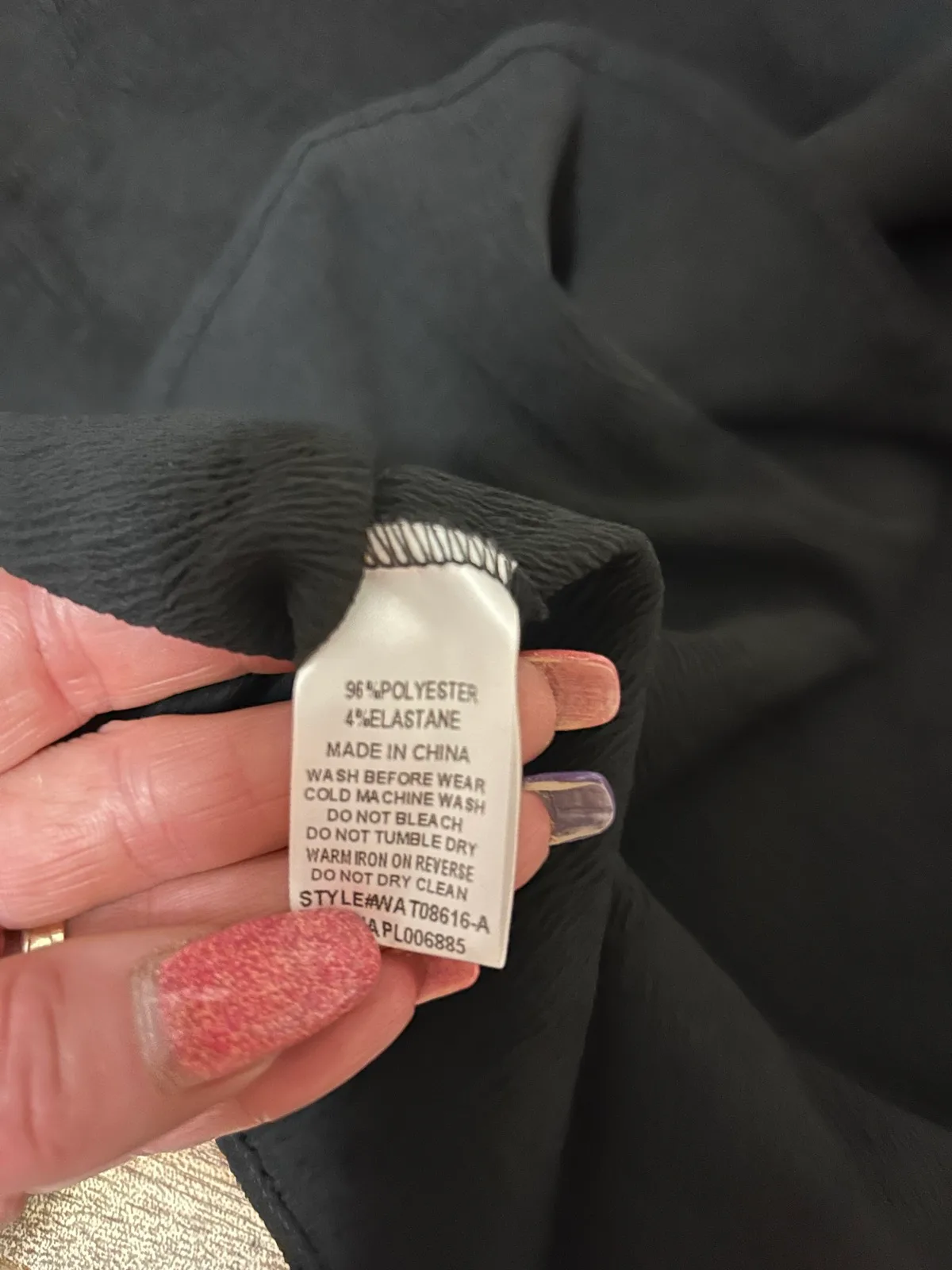 Atmos and here black smocked long sleeve dress — photo 6