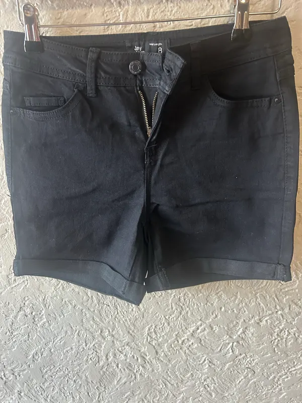 Jay jays black denim shorts