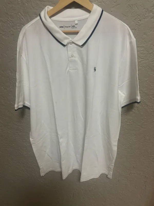 Men’s Anko white polo shirt