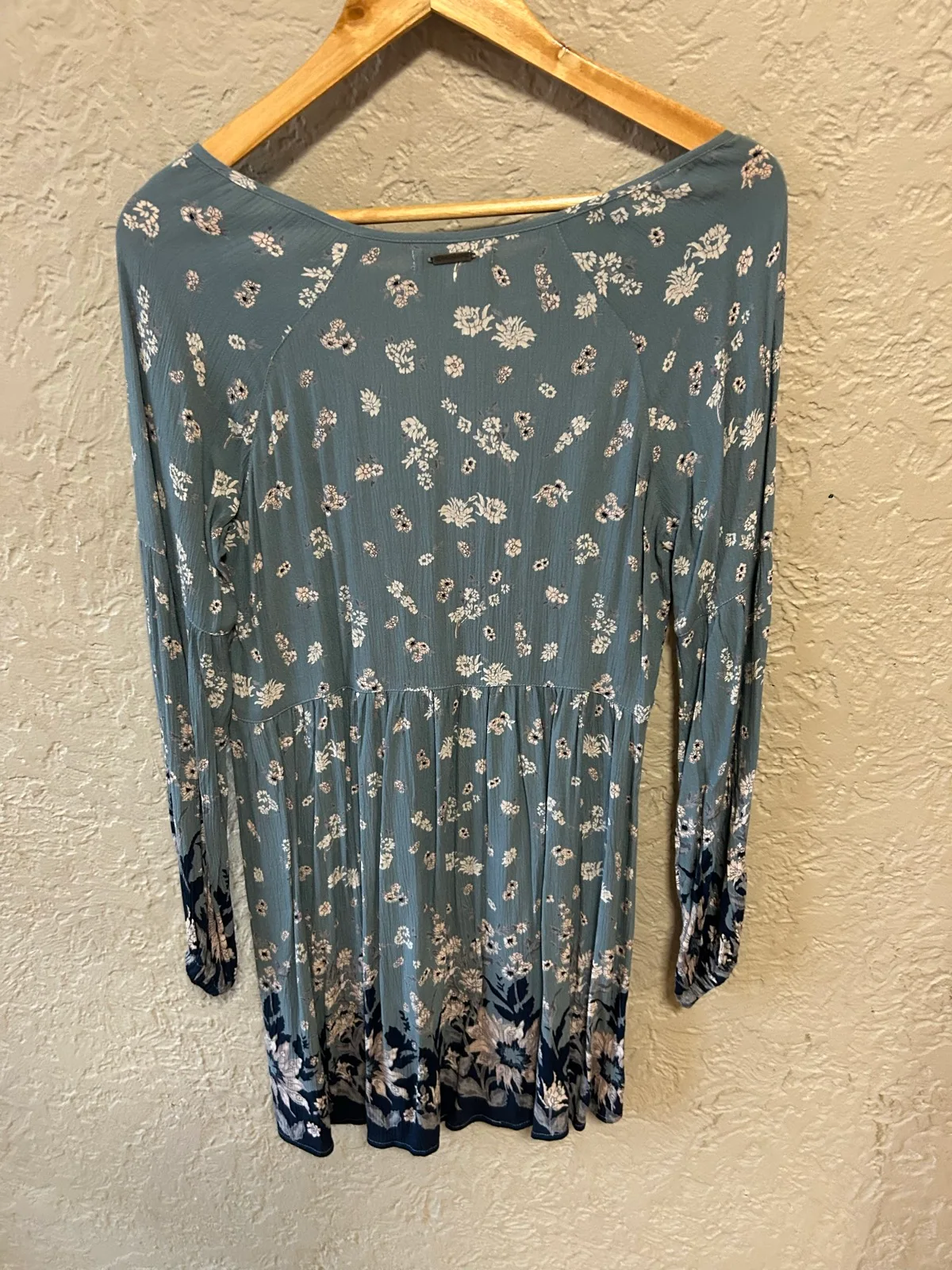 Billabong blue/green floral dress — photo 5