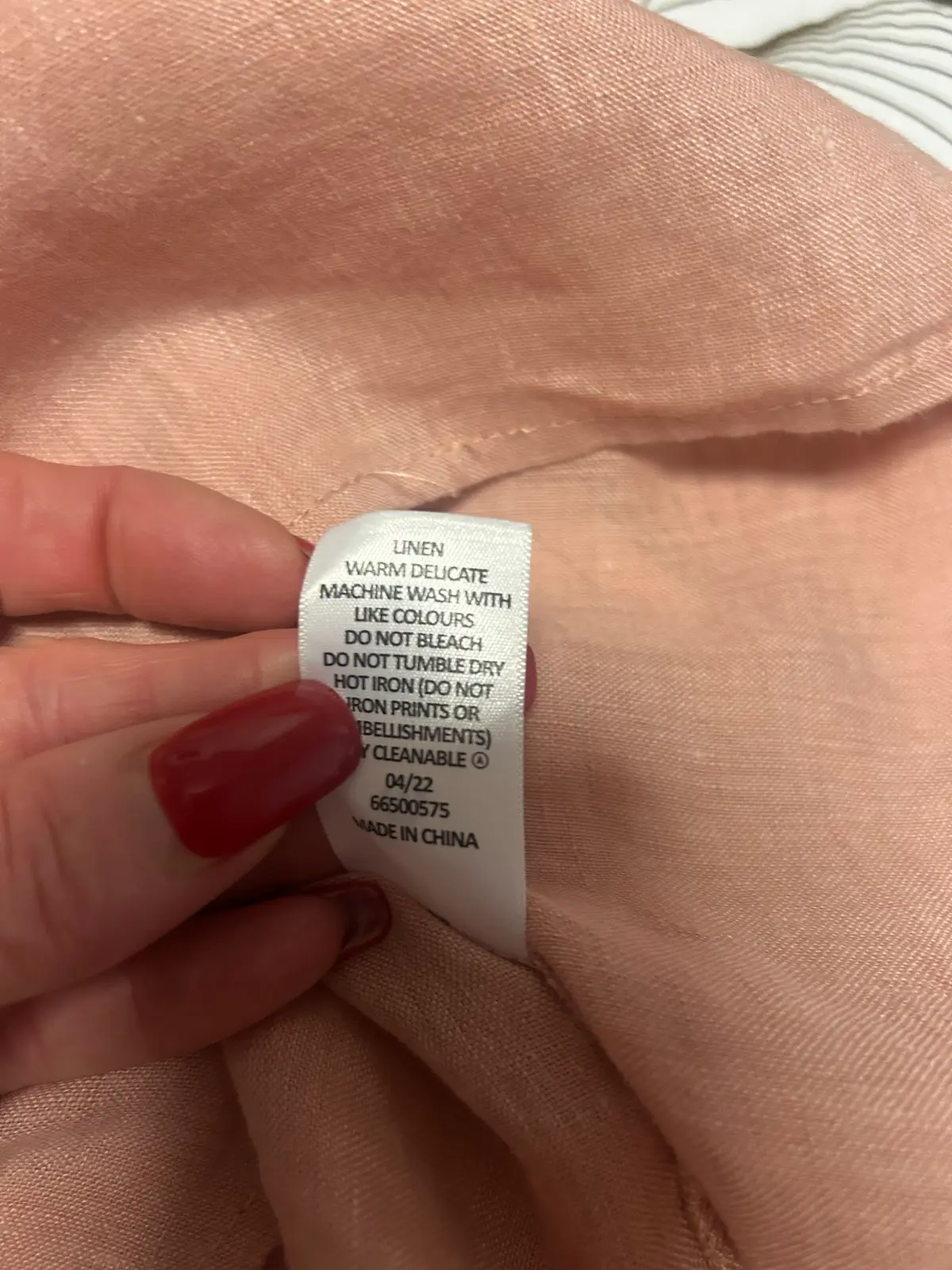 Target pink linen collared shirt – photo 5