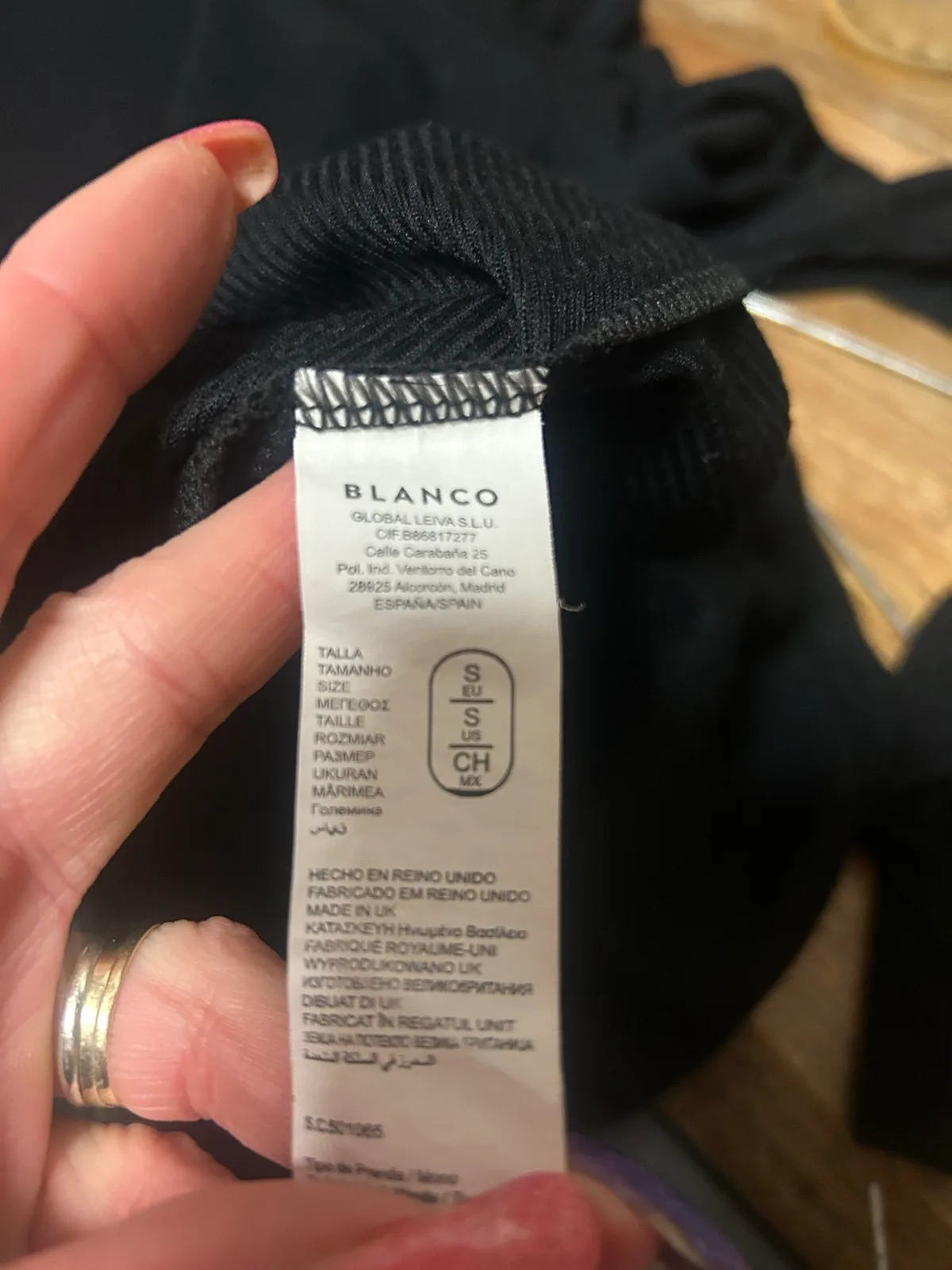 Boohoo long sleeve black ribbed casual dress — photo 4