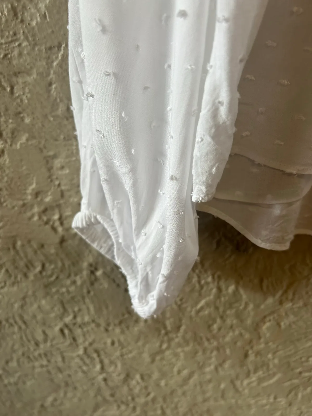 Jeanswest white 3/4 sleeve lace blouse – photo 2