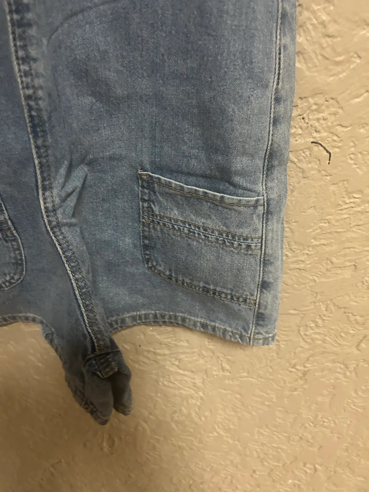 Dazy blue denim short overalls – photo 2