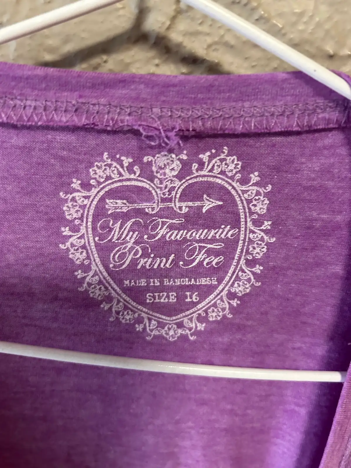 Girl express purple beach tee – photo 3