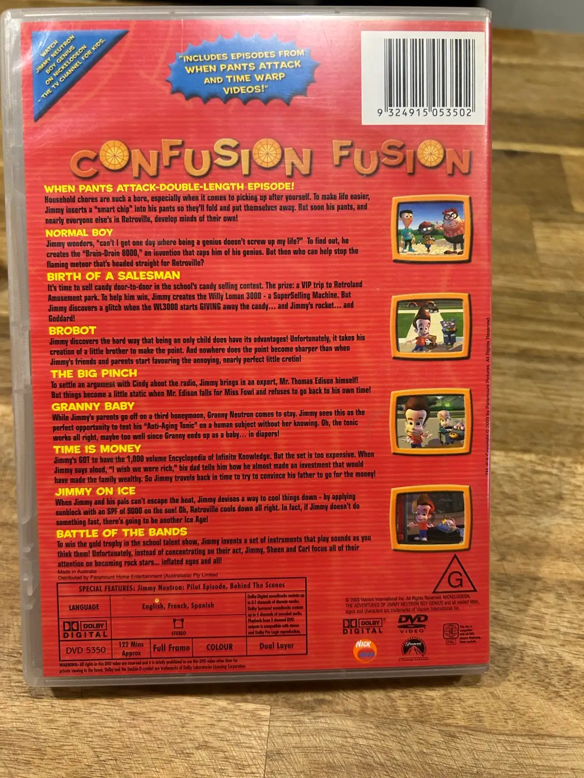 Jimmy neutron dvd – photo 2