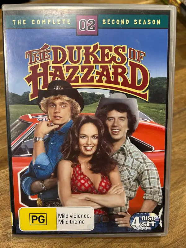 The dukes of hazard season 1-4 dvds