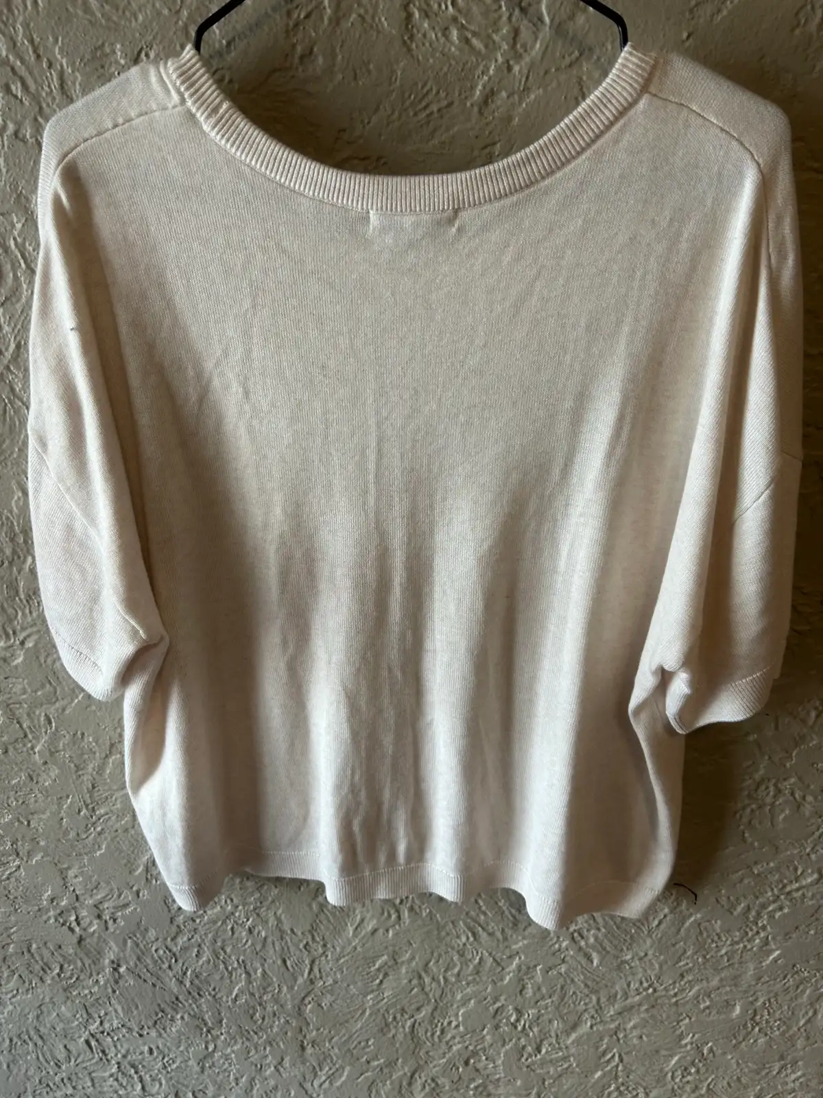 Target cream crew neck knit short sleeve jumper – photo 4