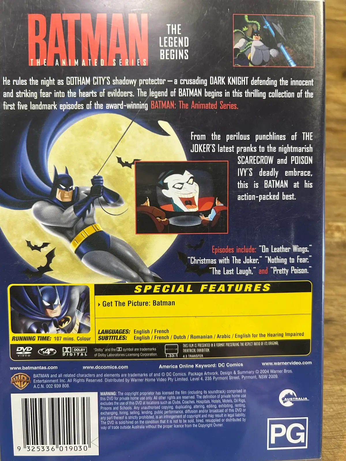Batman animated dvd – photo 2