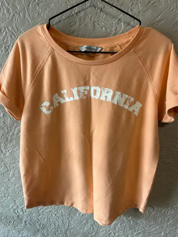 Emerson Orange short sleeve sweatshirt