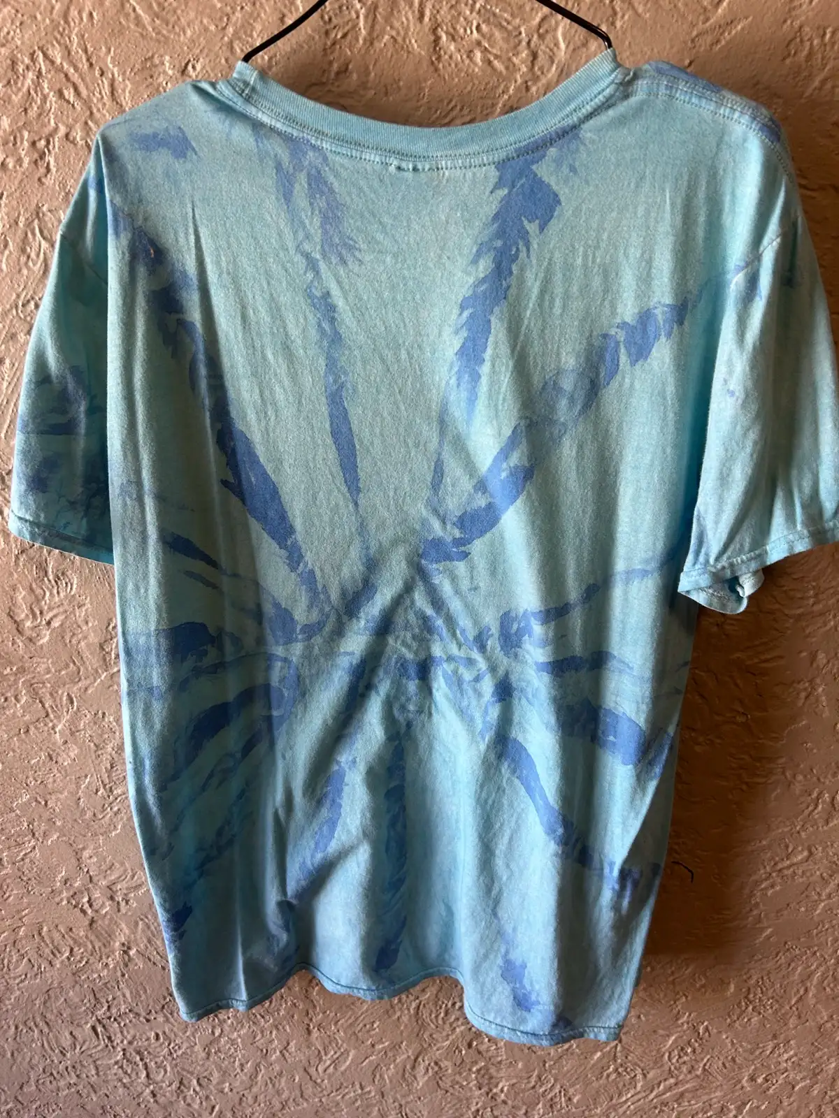 Men’s Ed Sheeran blue tie dye tee – photo 4