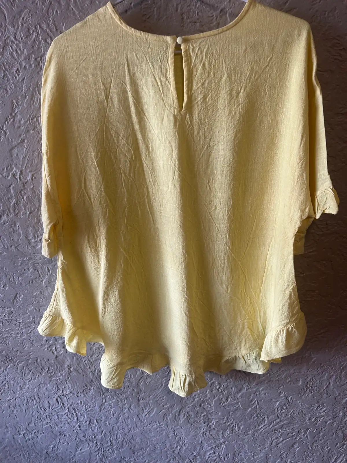 Anko lemon ruffle top – photo 5