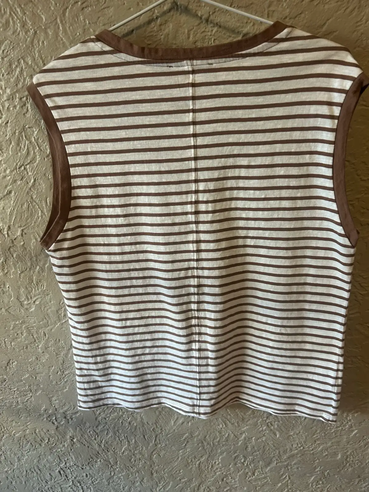 Sportsgirl brown/white striped tank top – photo 3