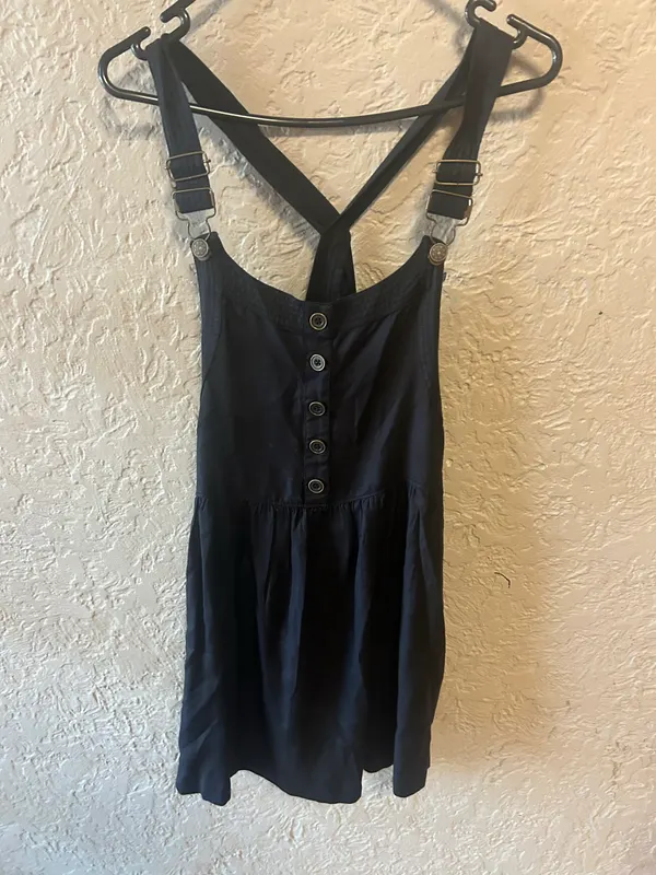 Kimchi blue black strappy mini dress