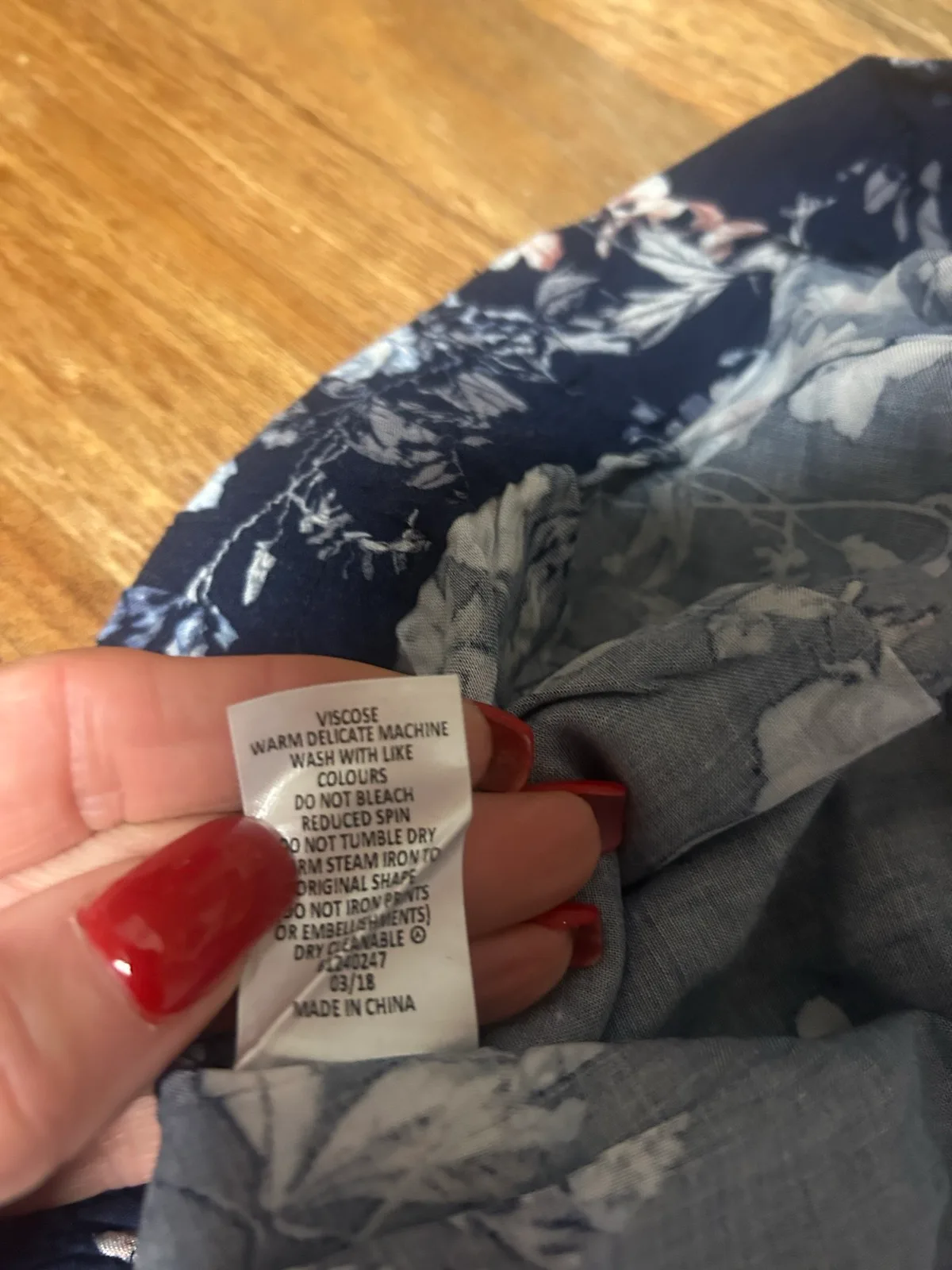 Target blue floral shorts – photo 5