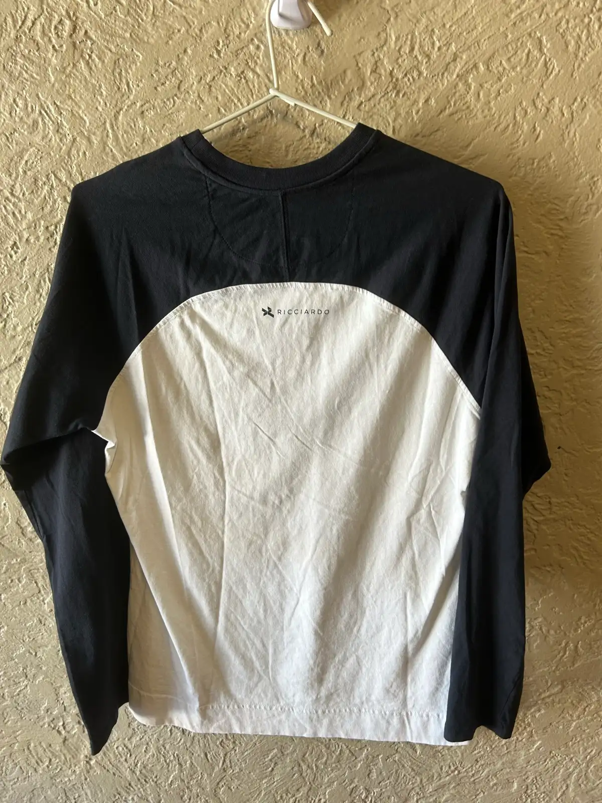 Men’s Ricciardo white/black raglan tee – photo 5