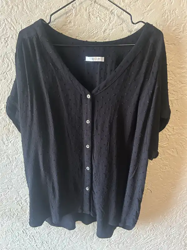 Black isobelle short sleeve shirt