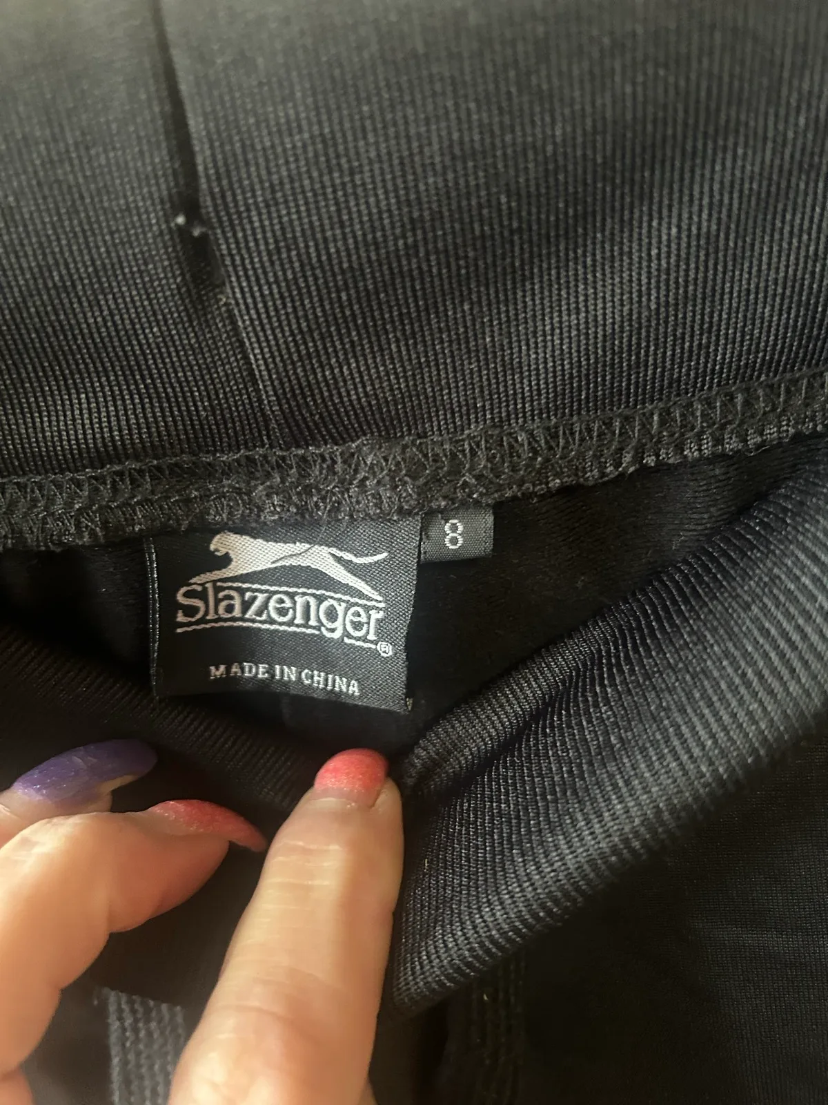 Black Slazenger 3/4 active track pants – photo 3