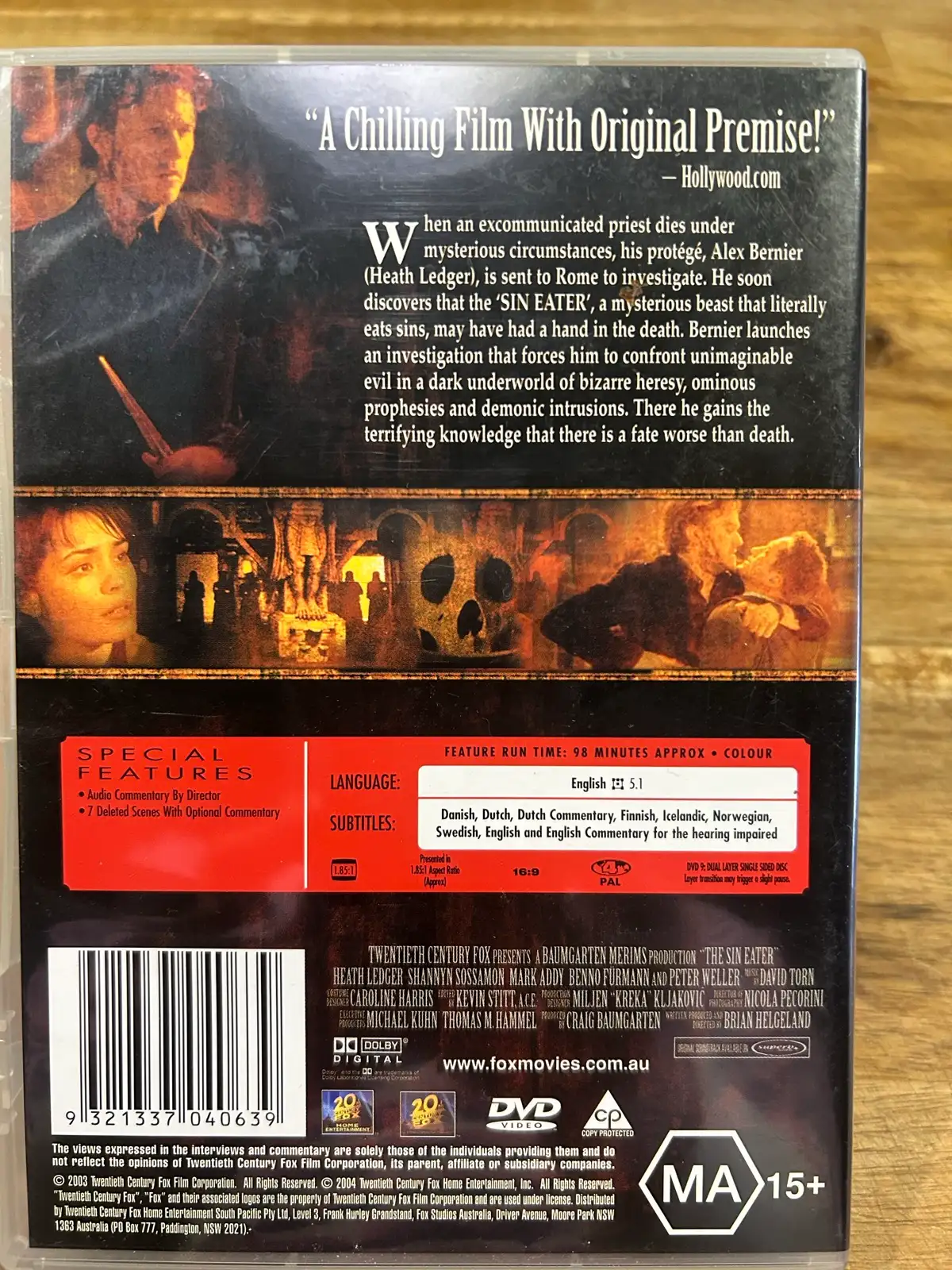 The sin eater dvd – photo 2